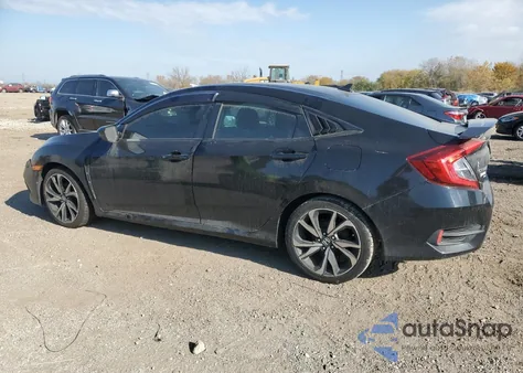 2019 Honda Civic Sport z USA, uszkodzony, nr VIN 2HGFC2F87KH515491